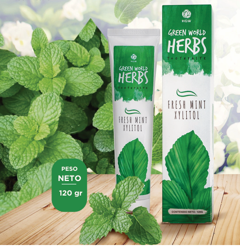 CREMA DENTAL H E R B S 120GR / NATURAL SIN FLUOR NI TRICLOZAN