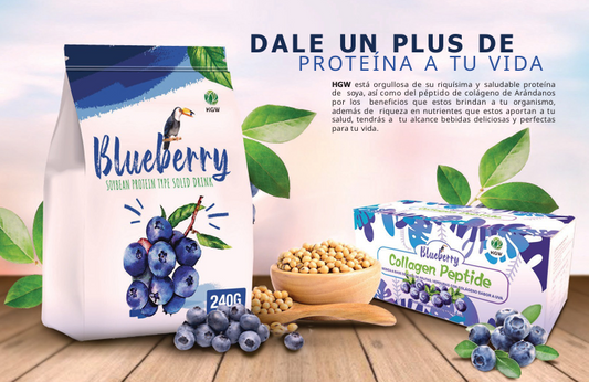 PROTEÍNA de Soja + Arándano — Nutrición Científica para tu Bienestar Diario.