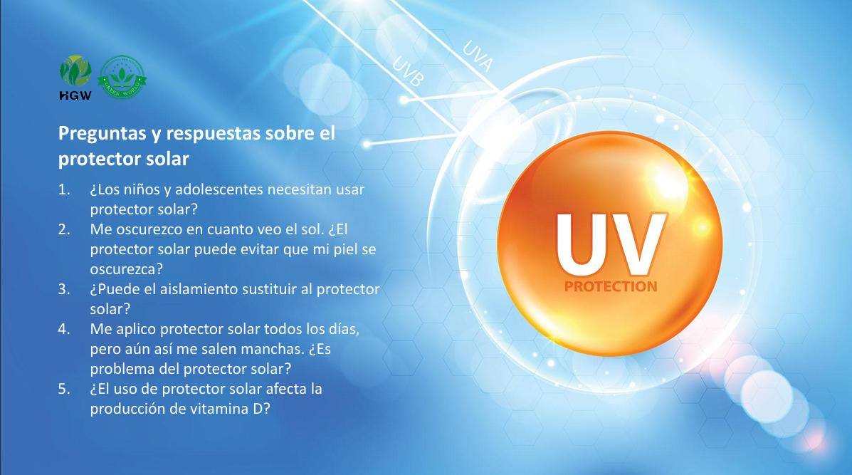 ☀ Protector Solar HGW SPF50 PA+++ – Protección avanzada con efecto blanqueador y antiedad