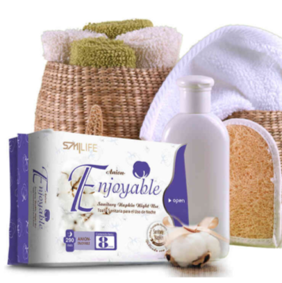 Toallas Sanitarias de Alta Absorción SMILIFE ANION | 8 Capas de Protección, Flujo Abundante y Chip de Iones Negativos